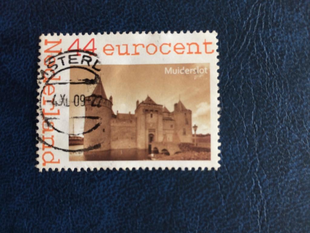 persoonlijke postzegel Muiderslot Muiden kastelen, Postzegels en Munten, Postzegels | Nederland, Verzenden, Na 1940, Gestempeld