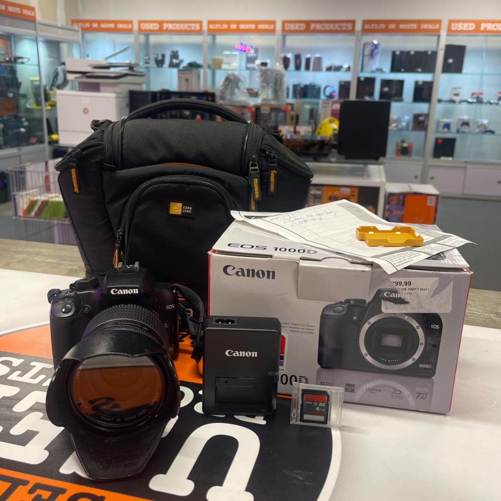 Canon EOS 1000D Incl Canon Lens EF 28-200MM 1:3.5-5.6 U S M, Canon, Zo goed als nieuw, Support@canon.com, 30-2, Shimomaruko 3-chome, Ohta-ku
Tokyo 146-8501
Japan