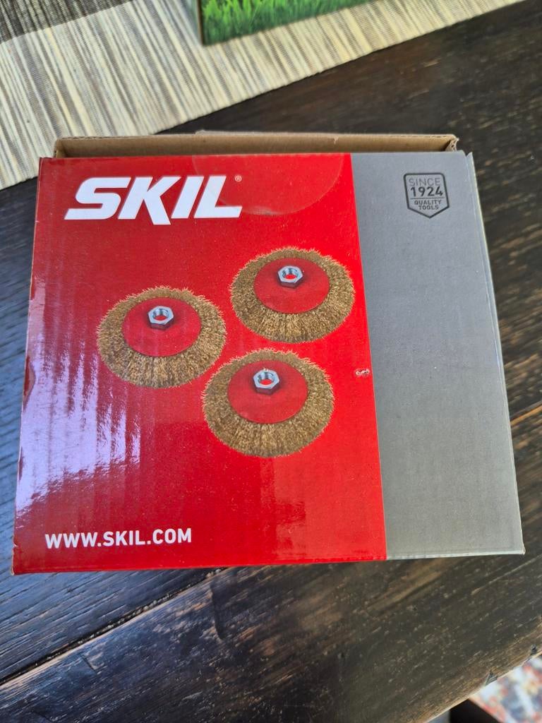 Skil staalborstel Brussel 125mm - Nieuw in doos, Ophalen of Verzenden, Nieuw