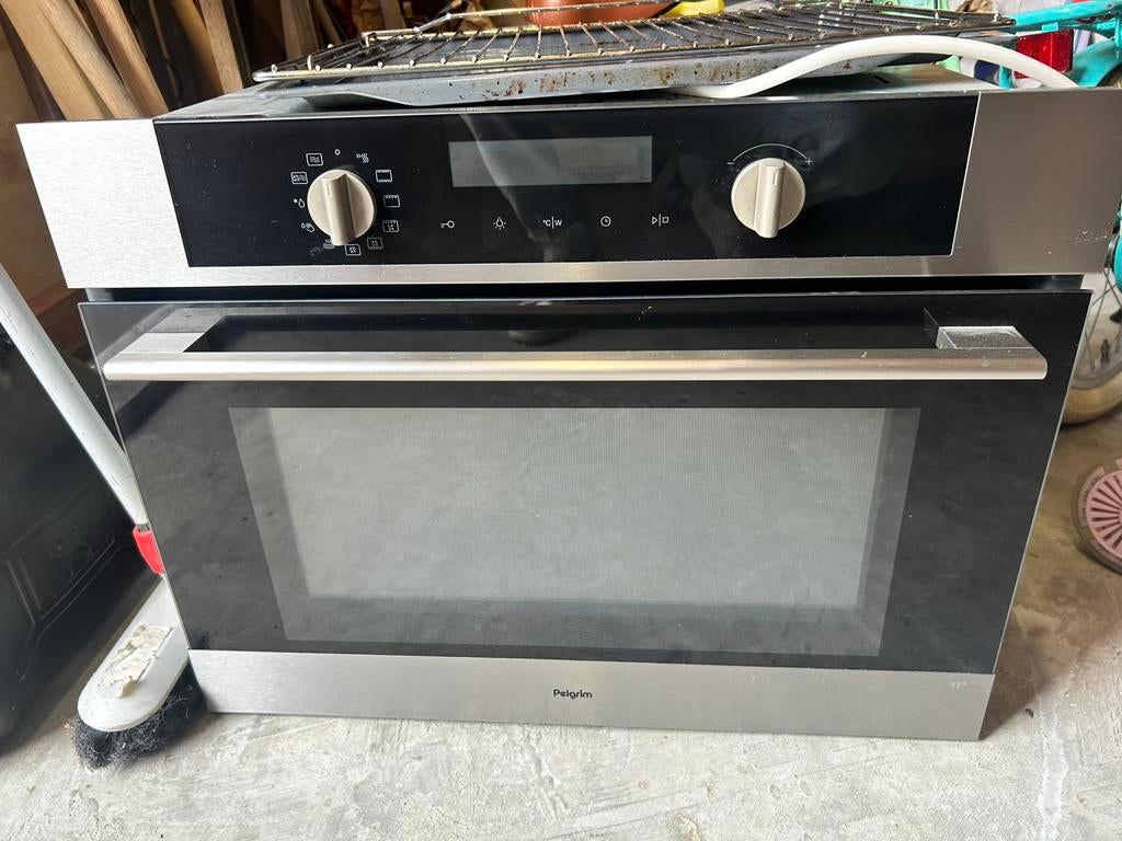 Pelgrim combi oven, Gebruikt, Oven met grill, Inbouw, 45 tot 60 cm