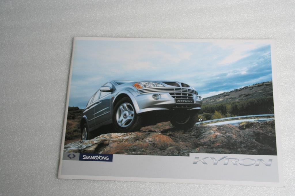 Folder SsangYong Kyron (29), Ophalen of Verzenden, Nieuw, Overige merken