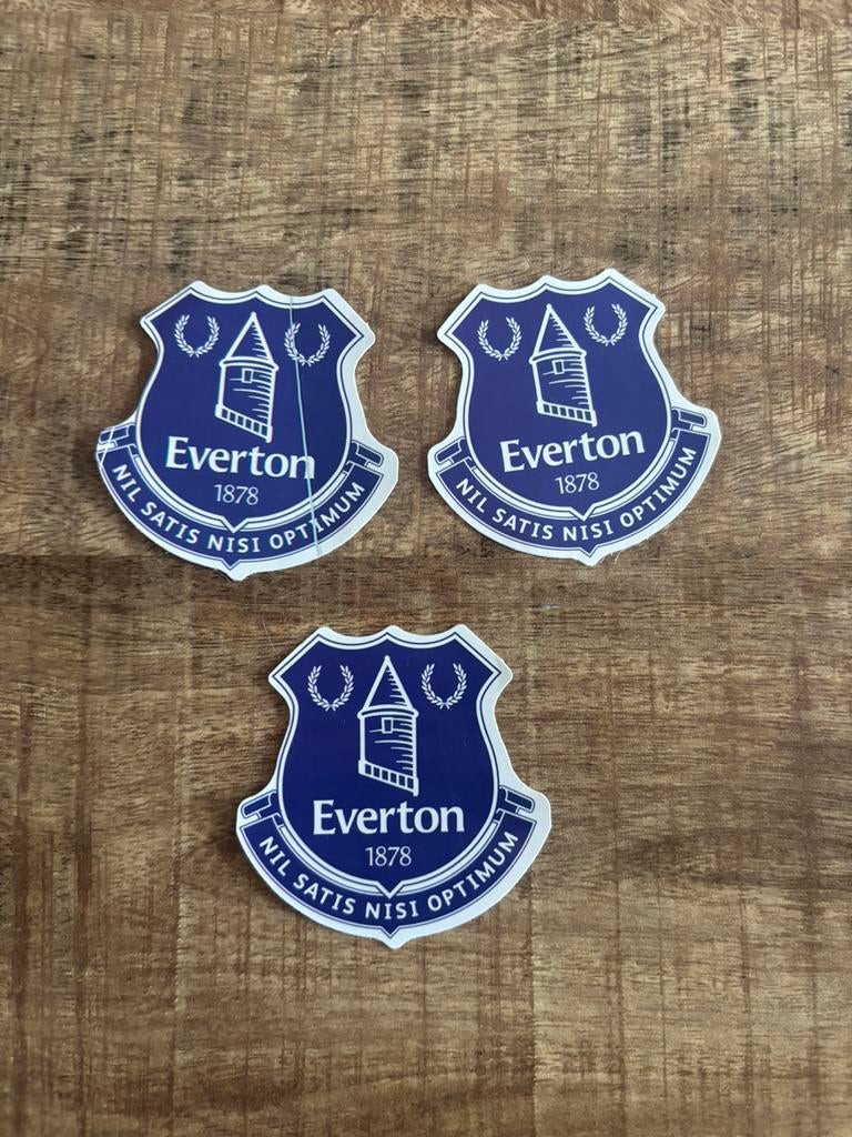 Everton stickers, Ophalen of Verzenden, Nieuw, Buitenlandse clubs, Poster, Plaatje of Sticker