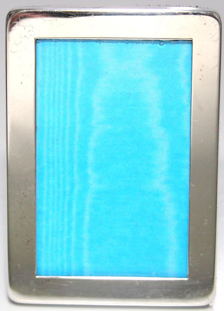 Schitterende Italiaanse Rechthoekig Zilveren Fotolijst 7 x 5, Ophalen of Verzenden, Zilver