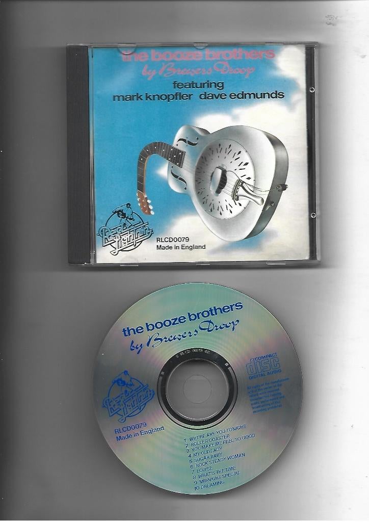 DIRE STRAITS MARK KNOPFLER CD BOOZE BROTHERS +MAXISINGLE, Ophalen of Verzenden, 1990 - 1999, Zo goed als nieuw