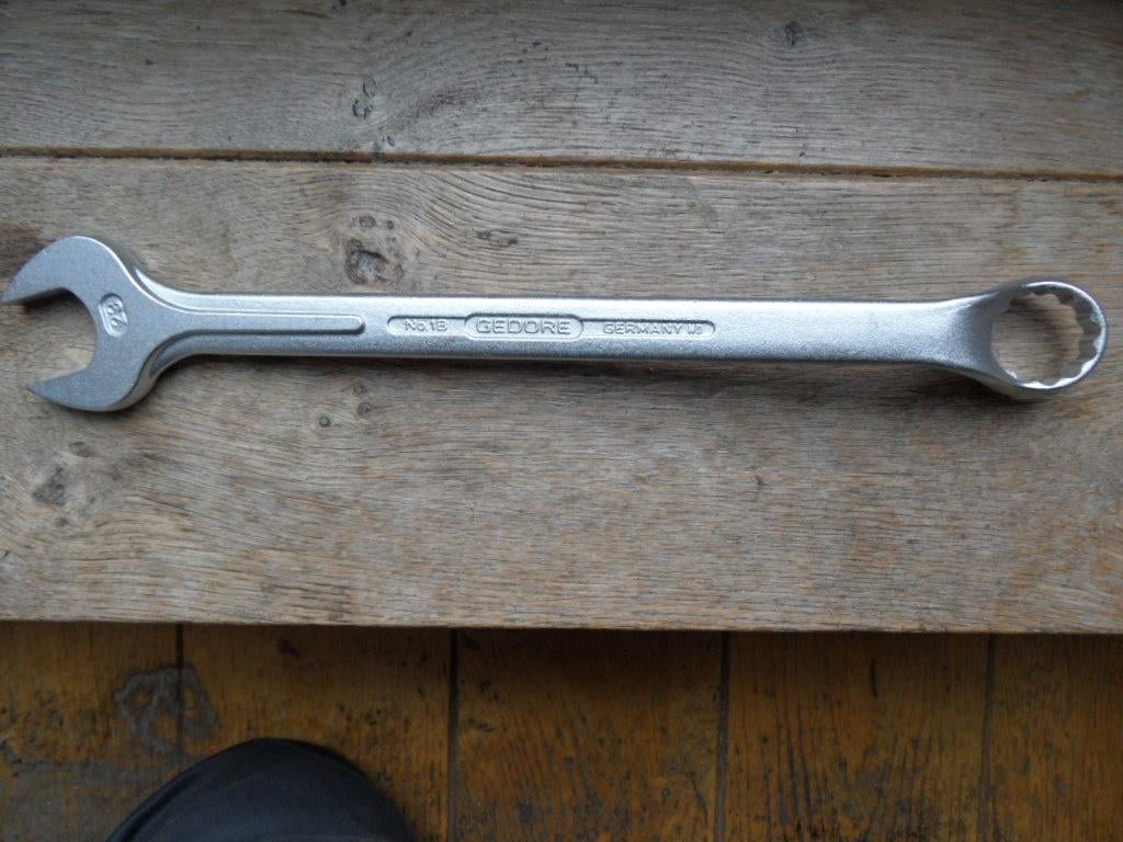 Gedore 1B steekringsleutel 23, Doe-het-zelf en Verbouw, Gereedschap | Handgereedschap, Ophalen of Verzenden, Zo goed als nieuw