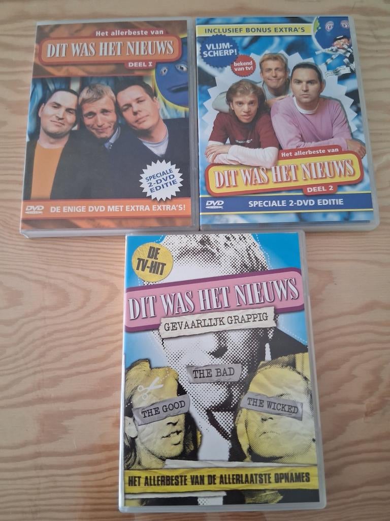 3x DVD dit was het nieuws, Ophalen of Verzenden