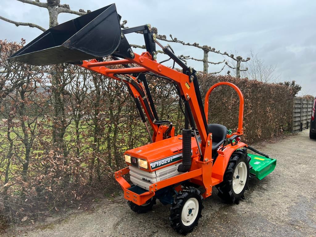 Kubota minitractor met Fromtlader en Weidebloter|4x4|16 PK |, Ophalen, Overige typen