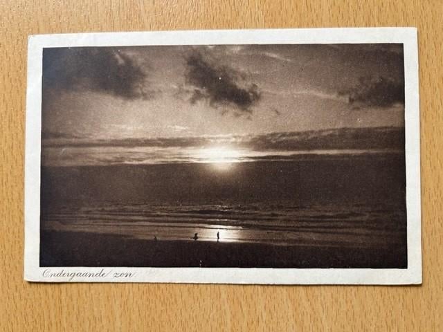 Noordwijk a Zee - 1914 - Ondergaande zon, Verzenden, Voor 1920, Gelopen, Zuid-Holland