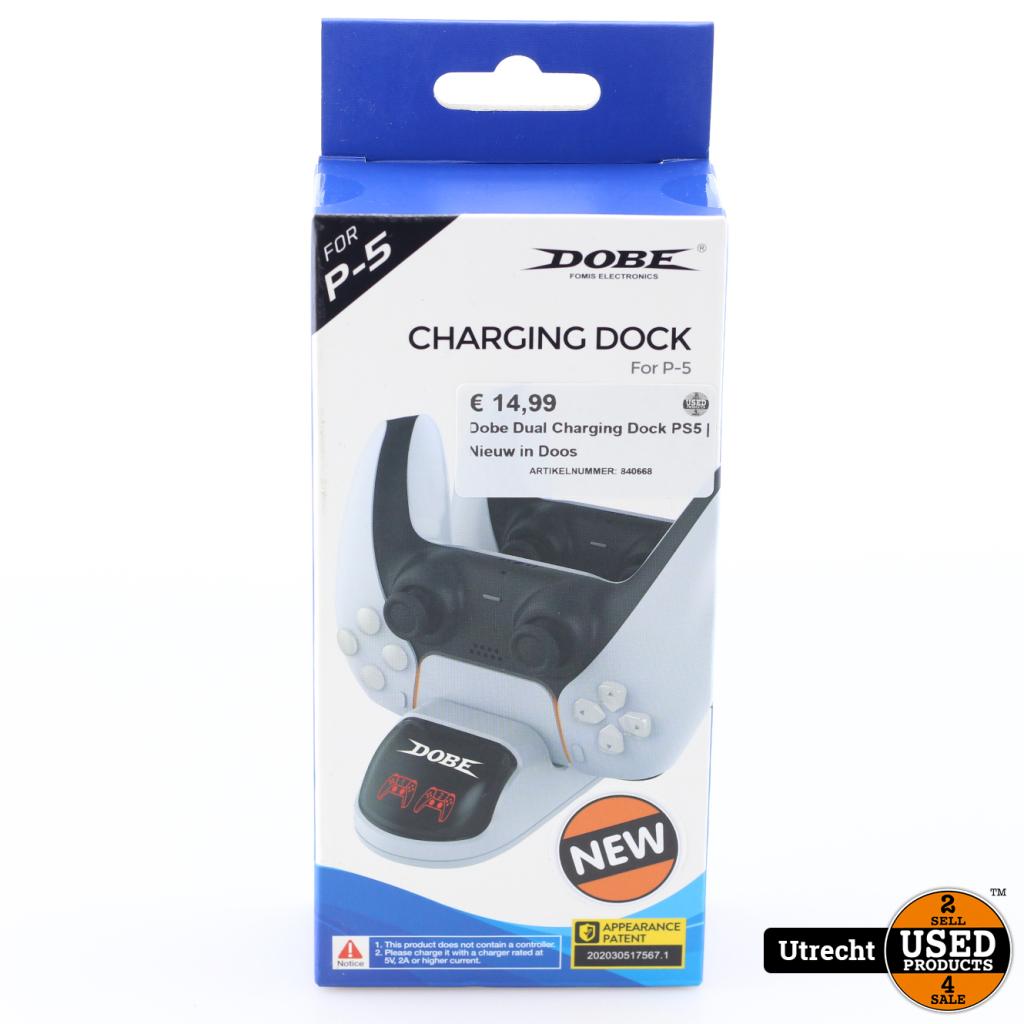Dobe Dual Charging Dock PS5 | Nieuw in Doos, Flex Ltd., Zo goed als nieuw, https://flex.com/contact-us, Nobelstraat 10, 5807 GA Oostrum LB, Limburg, Nederland