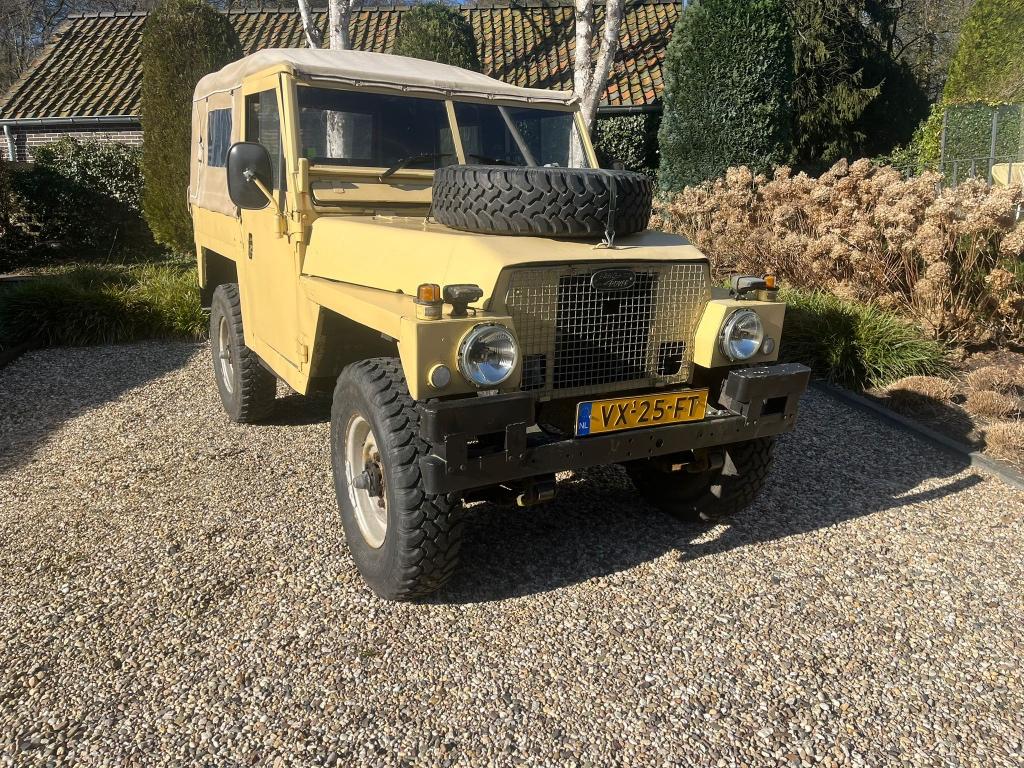 Land Rover Leighweight 88 Pick-up 4WD DSL 1977, 2286 cc, Zwart, 4 cilinders, 61 pk