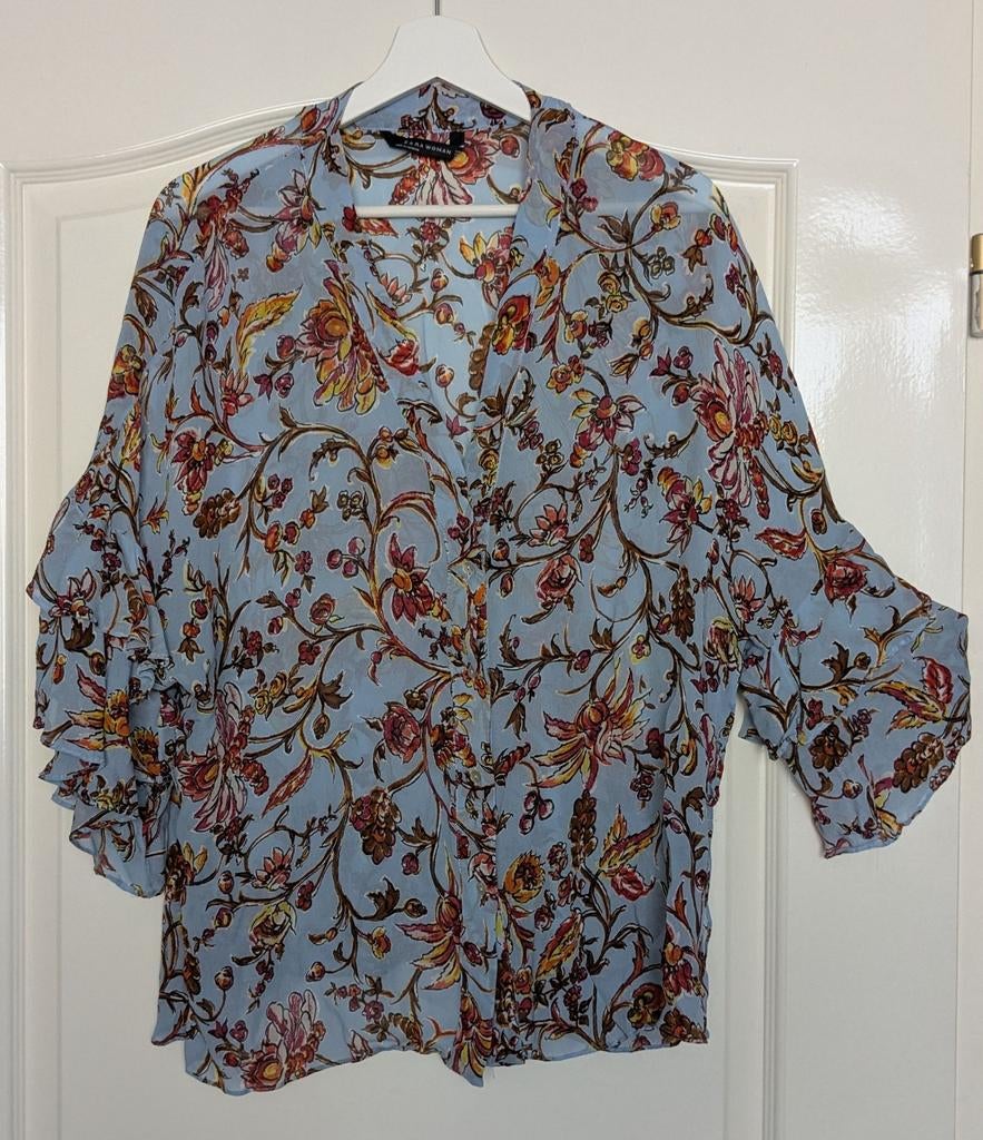 Blousje Zara mt XXL, Kleding | Dames, Blouses en Tunieken, Ophalen of Verzenden, Zo goed als nieuw, Maat 46/48 (XL) of groter