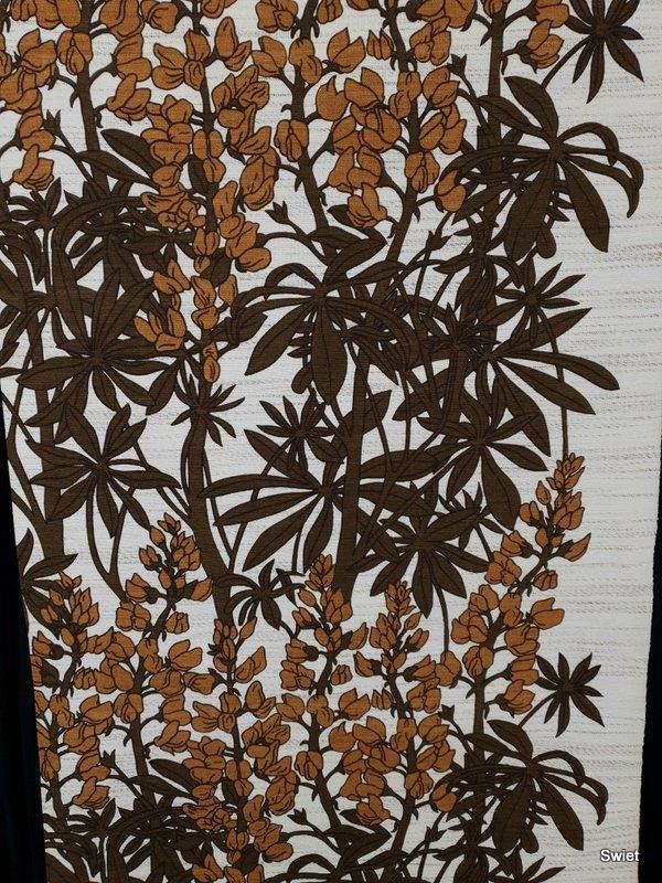 13242 Originele vintage retro stof stoffen gordijnstof Swiet, Overige kleuren, 120 cm of meer, Ophalen of Verzenden, Linnen