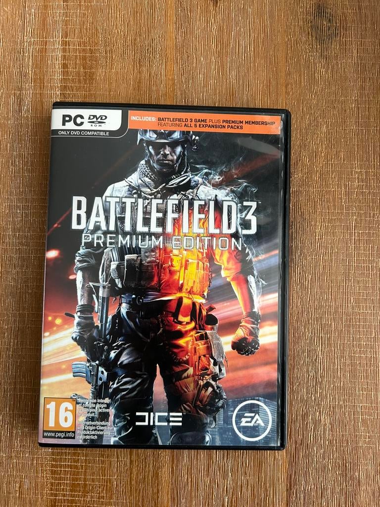 battlefield 3 premium edition, Spelcomputers en Games, Games | Pc, Shooter, 1 speler, Ophalen of Verzenden, Zo goed als nieuw