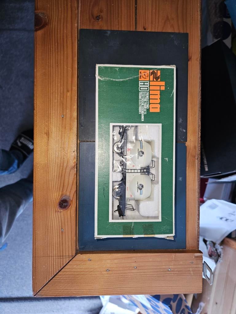 Cementwagonnetje van Lima in doos., Ophalen of Verzenden, Gelijkstroom, Wagon, Lima