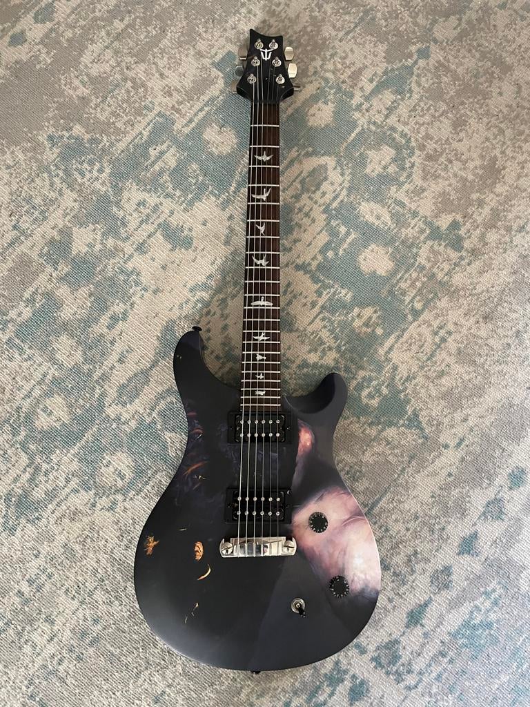 PRS SE Custom 22 met Within Temptation Bleed Out wrap, Ophalen, Zo goed als nieuw, Solid body, Paul Reed Smith