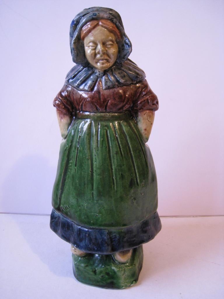 AARDEWERK BEELD  VAN CONSTANT CAESSENS BELGIE - ANTIEK, Verzenden