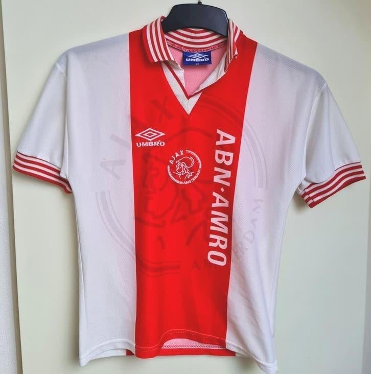 Ajax junior shirt maat 164 UMBRO seizoen 1995/1996 zeldzaam, Ophalen, Gebruikt, Ajax, Shirt