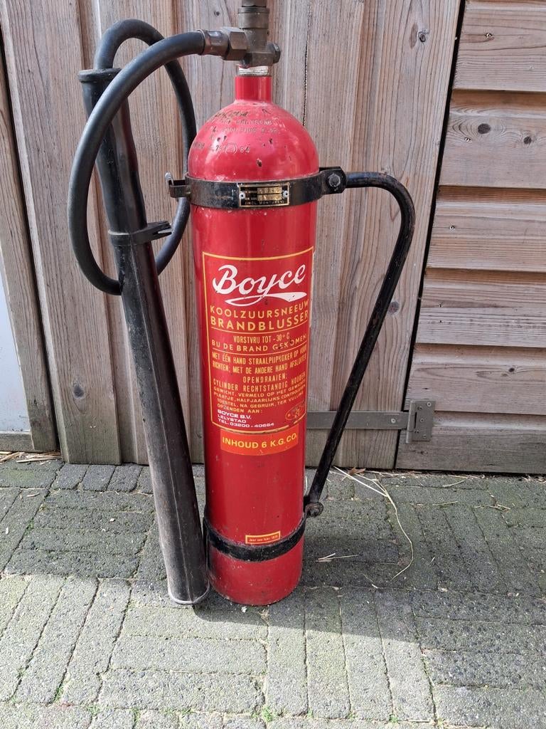 Oude Brandblusser deco mancave, Ophalen