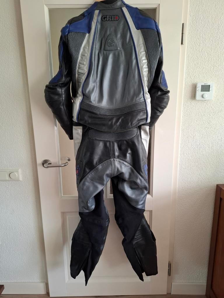 Leren motorpak in prima staat, Ophalen of Verzenden, GRID, Tweedehands, Heren