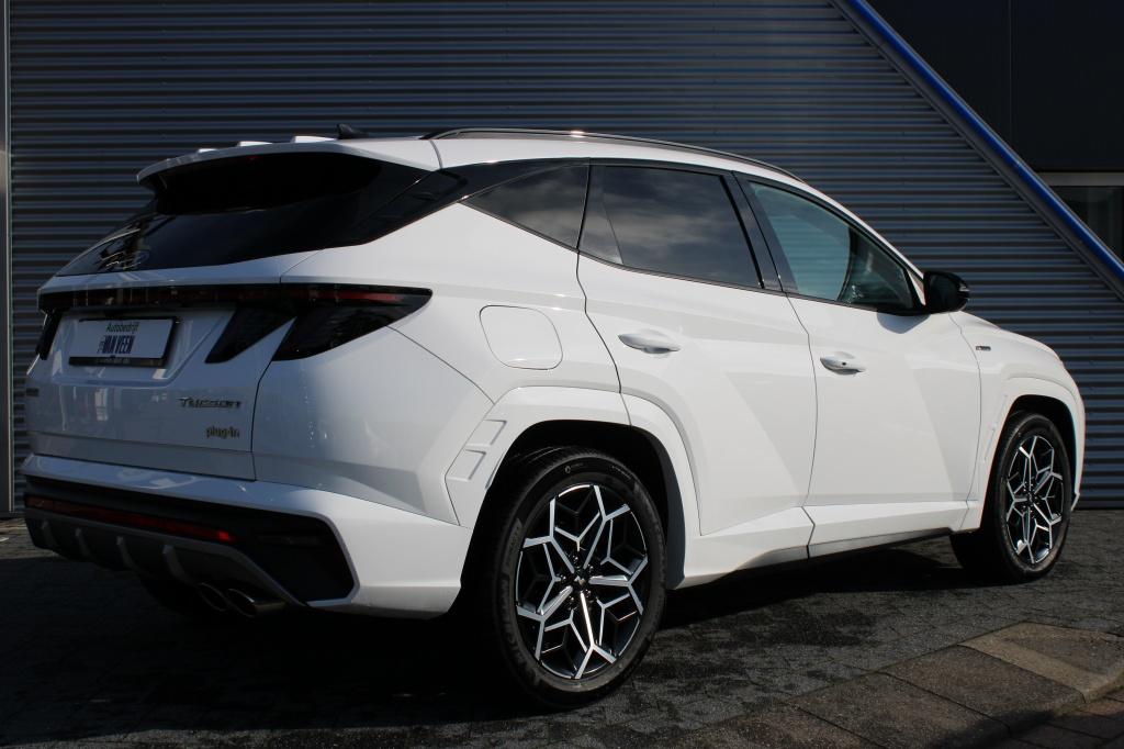 Hyundai Tucson 1.6 PHEV T-GDI N Line 4WD | Adap.Cruise | Kre, Automaat, 1350 kg, Gebruikt, Zwart