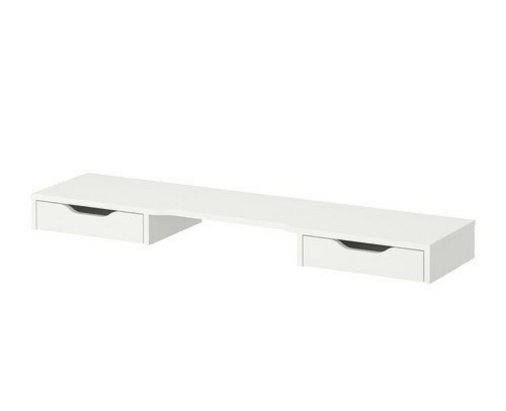 IKEA Alex opzetstuk bureau wit 120 cm, Huis en Inrichting, Kasten | Overige, Gebruikt, Ophalen