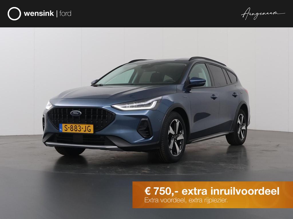 Ford Focus Wagon 1.0 EcoBoost Hybrid Active Style | Nieuw Mo, Gebruikt, Blauw, Origineel Nederlands, Handgeschakeld