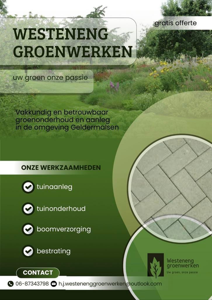 Hovenier – Tuinaanleg, Onderhoud & Boomverzorging., Garantie, Tuinonderhoud of Snoeiwerk