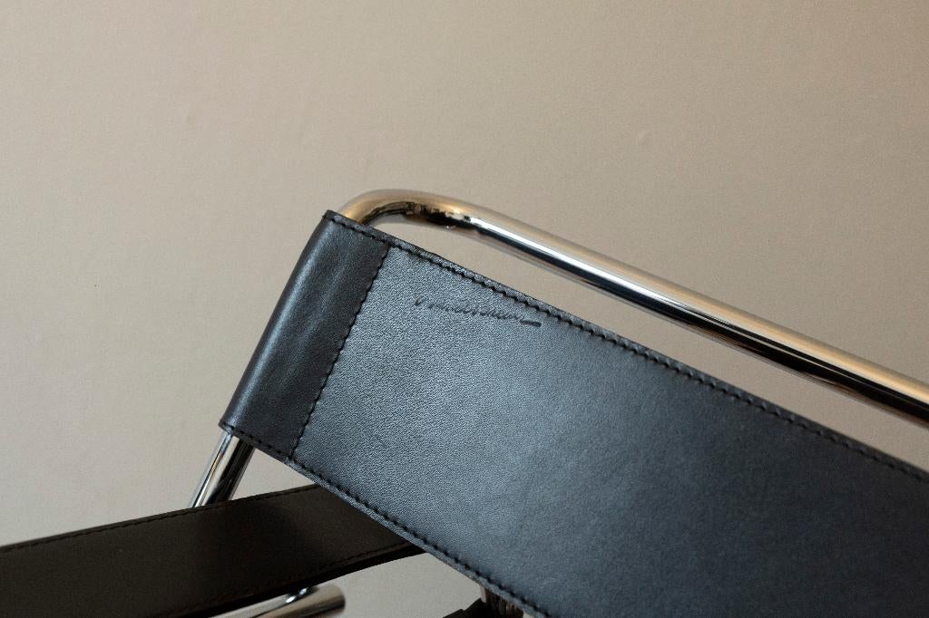 originele Wassily B3 stoel, Ophalen, Zo goed als nieuw, Zwart, Twee