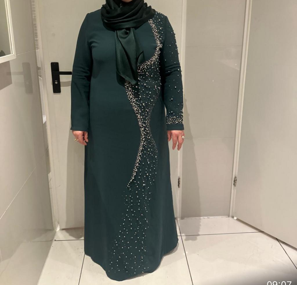 Een keer dragen gelegenheidskleding abiye zo goed als nieuwe, Kleding | Dames, Ophalen of Verzenden, Zo goed als nieuw, Galajurk