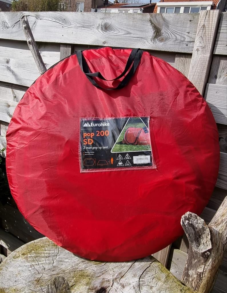 Eurohike Pop 200 SD 2-persoons pop-up tent, Caravans en Kamperen, Tenten, Ophalen, Zo goed als nieuw, Tot en met 2