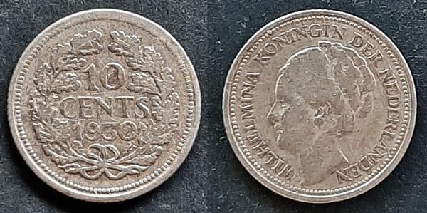 10 cent 1930, Verzenden, Koningin Wilhelmina, 10 cent, Zilver