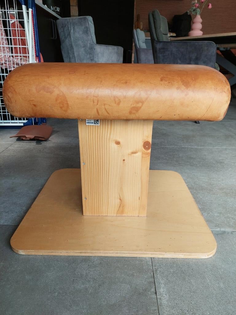 Bosan Turnbok Paddestoel Voltige Turnen Heren, Ophalen, Gebruikt, Bruin, Materiaal