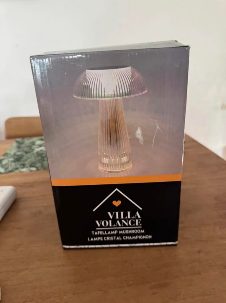 Paddestoel LED Touch Lamp, Ophalen of Verzenden, Nieuw, Kunststof, Minder dan 50 cm