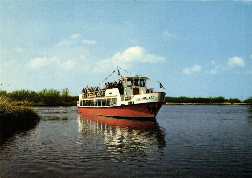 Rondvaartbedrijf Biesboschtours, Lage Zwaluwe - Vischplaat -, Ophalen of Verzenden, Voor 1920, Gelopen, Utrecht