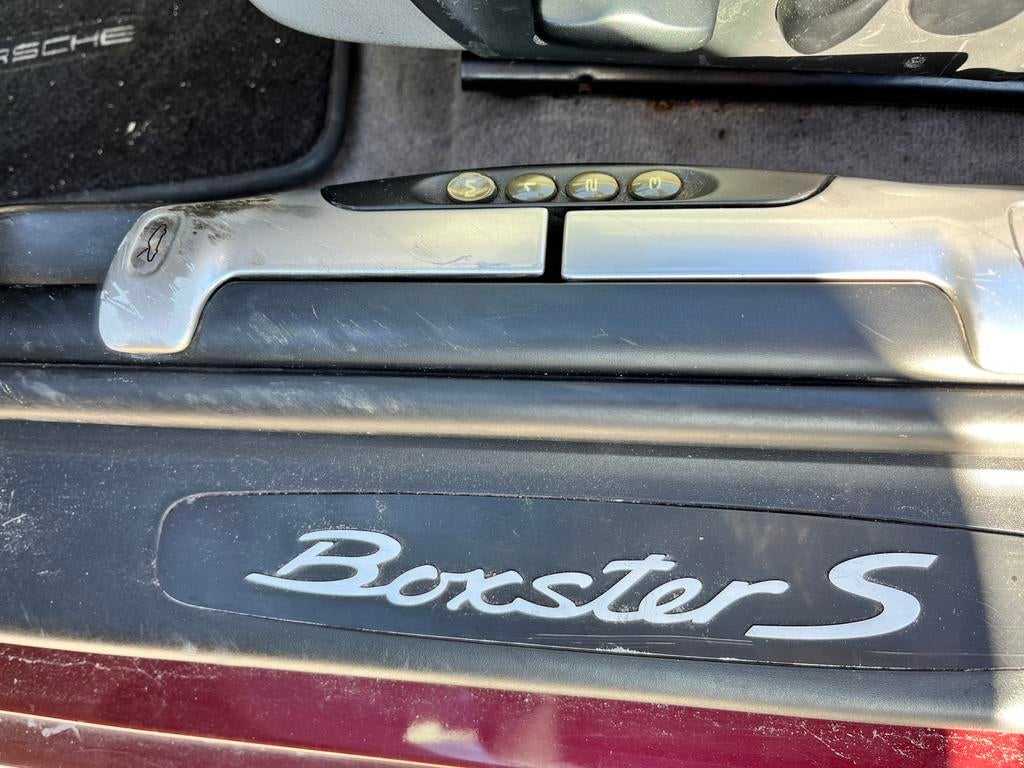 Porsche Boxster S 3.2 Rood, Auto's, 251 pk, Achterwielaandrijving, Cabriolet, Open dak