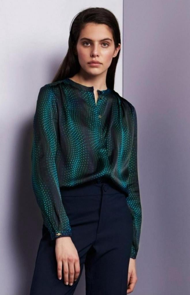 FABIENNE CHAPOT SUNSET LY Blouse, Maat 38/40 (M), Blauw, Ophalen of Verzenden, Zo goed als nieuw