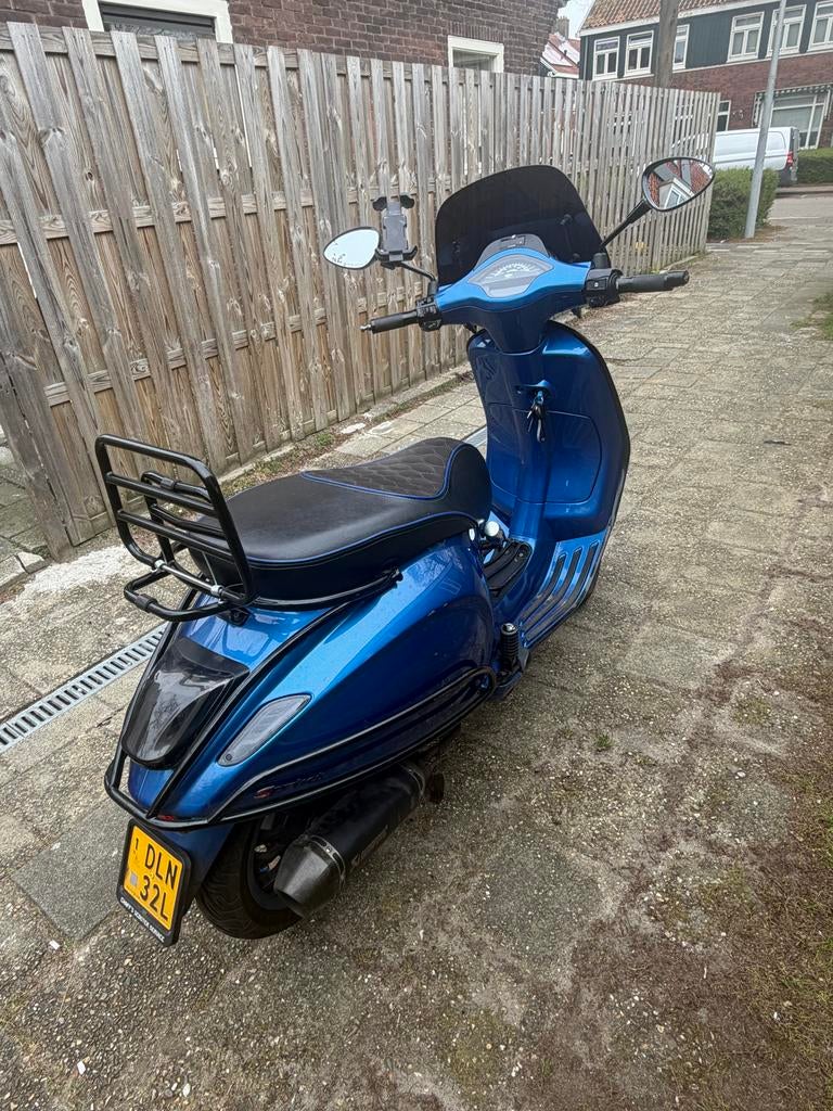Vespa Sprint 4T | Akrapovic | Malossi 80cc 2017, Fietsen en Brommers, Scooters | Vespa, Gebruikt, Overige modellen, Maximaal 45 km/u