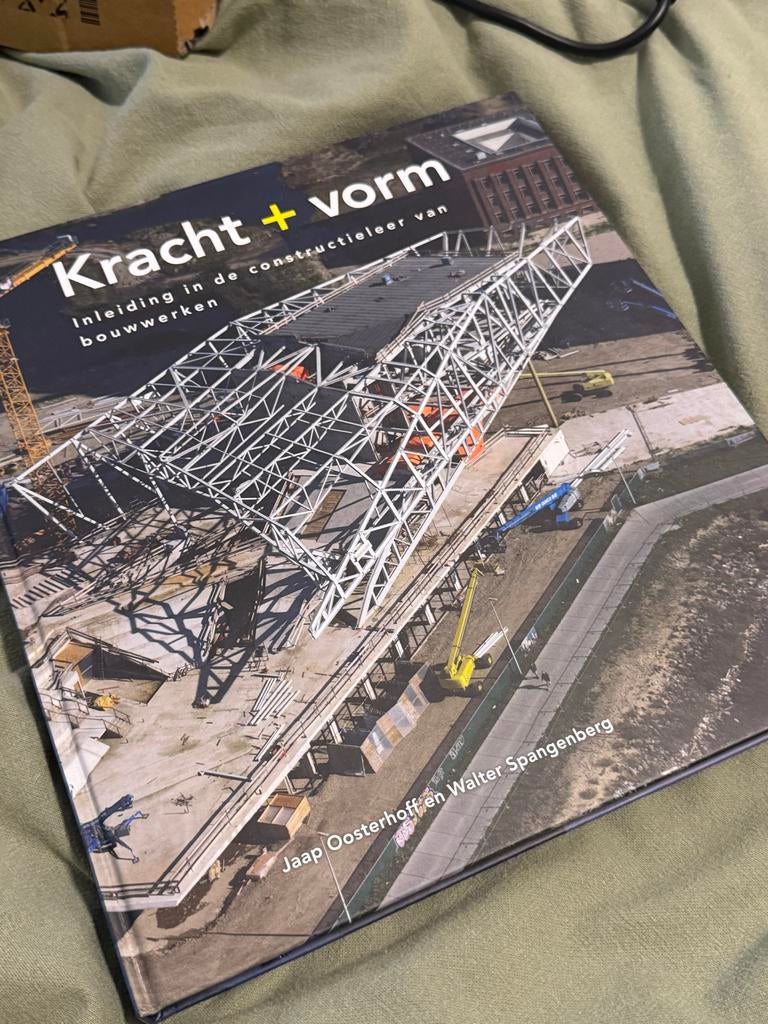 Studieboek Kracht + Vorm - Inleiding constructieleer, Ophalen of Verzenden, Beta, Nieuw, HBO