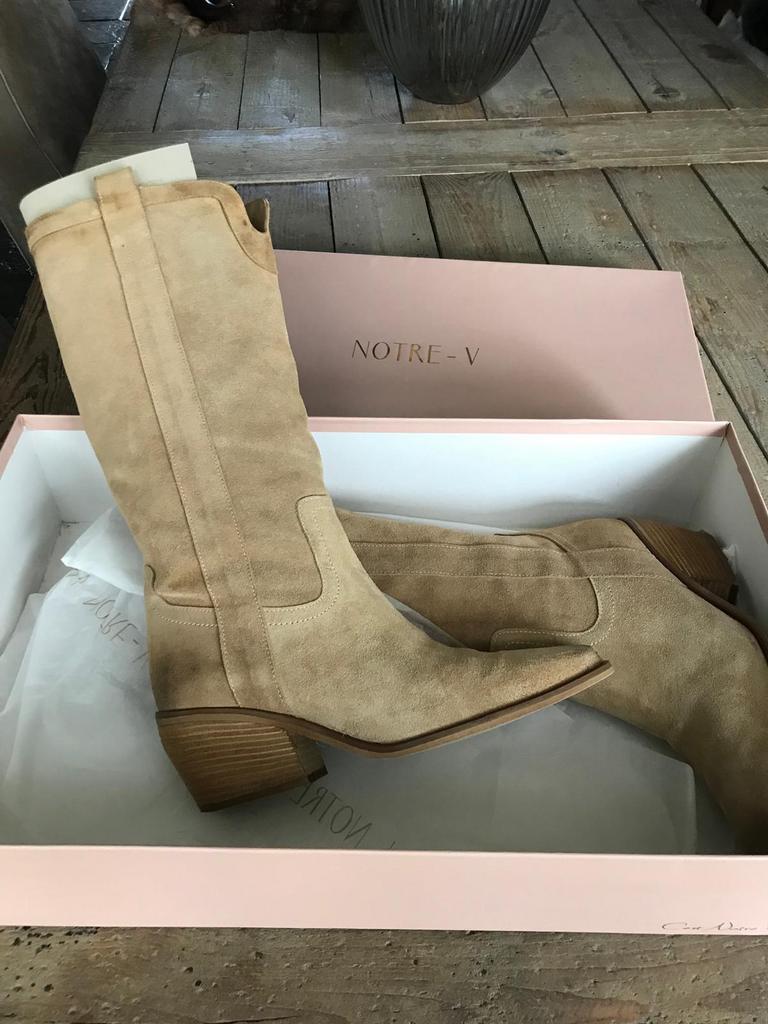 Nieuw laarzen, Ophalen of Verzenden, Zo goed als nieuw, Zwart, Hoge laarzen