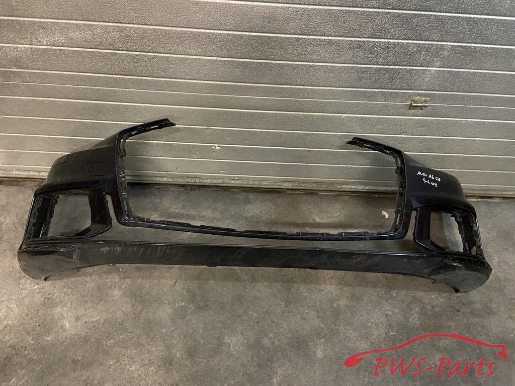 AUDI A6 4K C8 S-LINE VOORBUMPER ORIGINEEL, Gebruikt, -, Voor, -