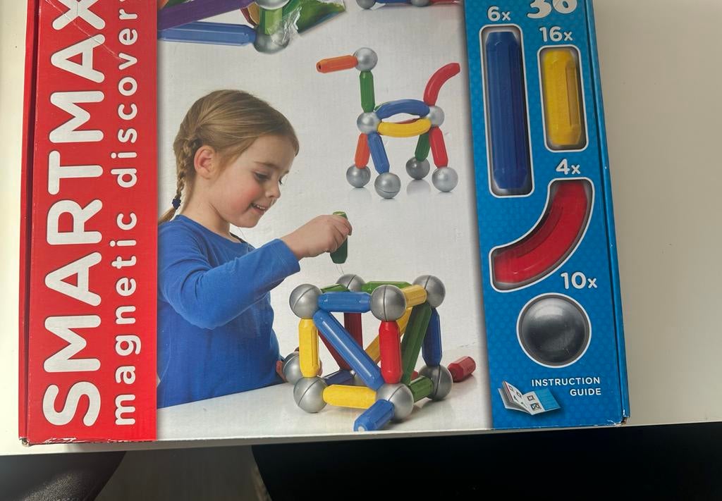 SmartMax Magnetic Discovery Basic 36 Bouwset, Kinderen en Baby's, Speelgoed | Educatief en Creatief, Ophalen of Verzenden, Gebruikt