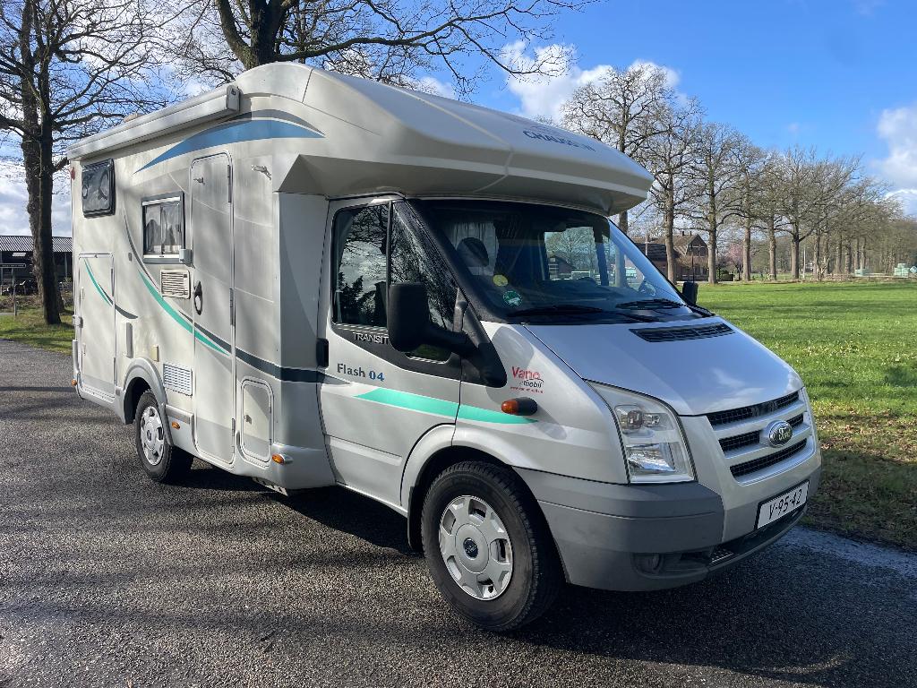 CHAUSSON Flasch 04 Ford Transit 140 PK 6 bak 96000 KM 2011, Ringverwarming, Luifel, Ford, Chausson