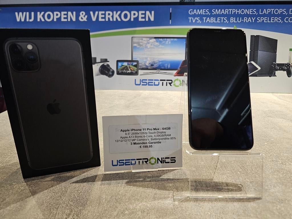 Apple iPhone 11 Pro Max 64 GB - Zo goed als nieuw, Ophalen of Verzenden, Groen, 64 GB
