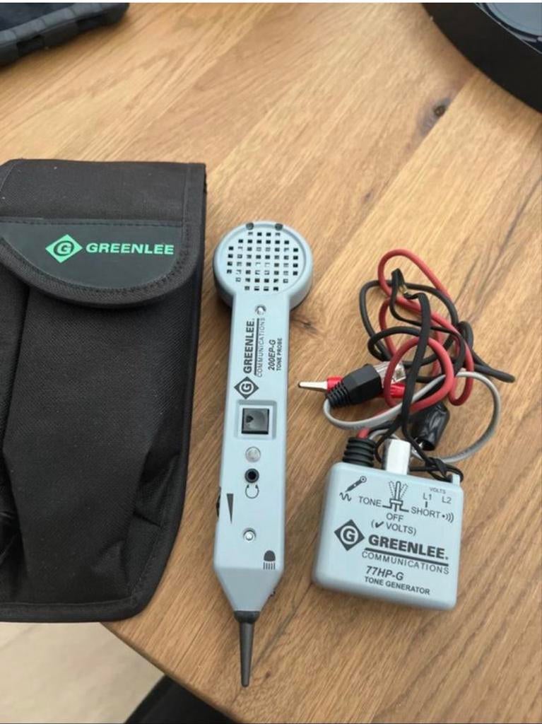 Greenlee Communicatie Set - Toongenerator & Probe, Ophalen of Verzenden, Gebruikt