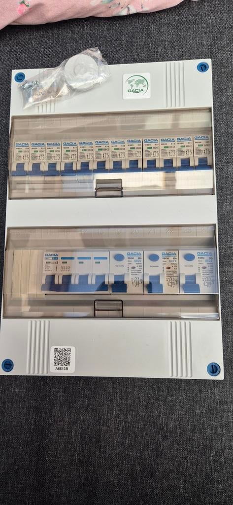 Gacia groepenkast PV-ready 63A 3 fase 12 groepen, Ophalen of Verzenden, Nieuw, Overige typen