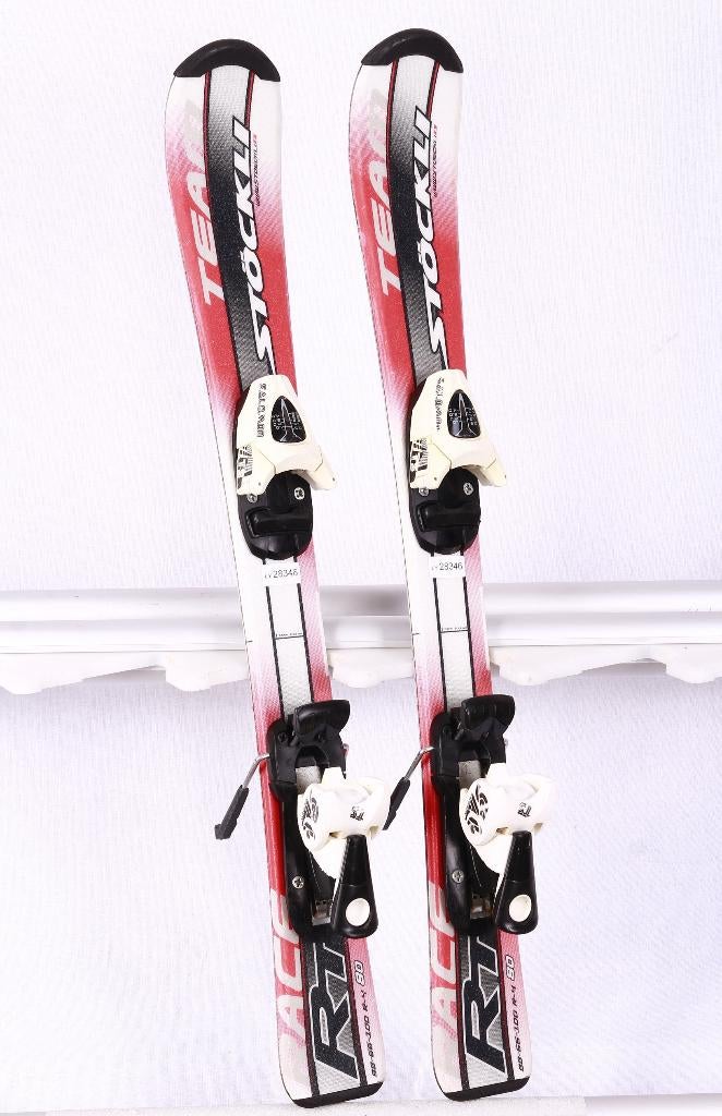 80 kinder ski's STOCKLI RT RACE TEAM + Salomon T5, Sport en Fitness, Skiën en Langlaufen, Gebruikt, 100 tot 140 cm, Carve, Skiën