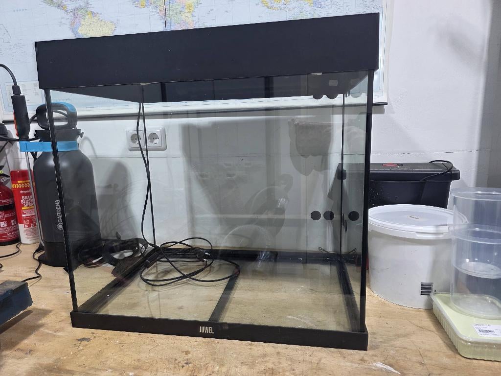 Aquarium 120 liter, Dieren en Toebehoren, Vissen | Aquaria en Toebehoren, Ophalen, Gebruikt, Juwel, Inclusief deksel