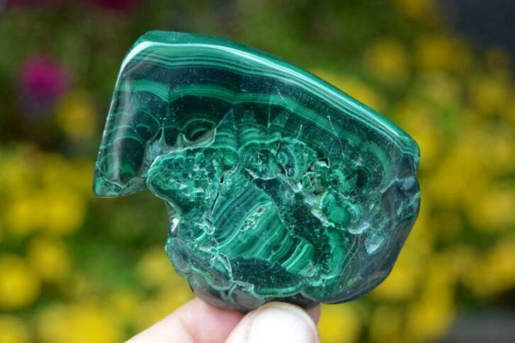 12. Malachiet - gepolijst, Nieuw, Ophalen of Verzenden, Nvt, Nvt