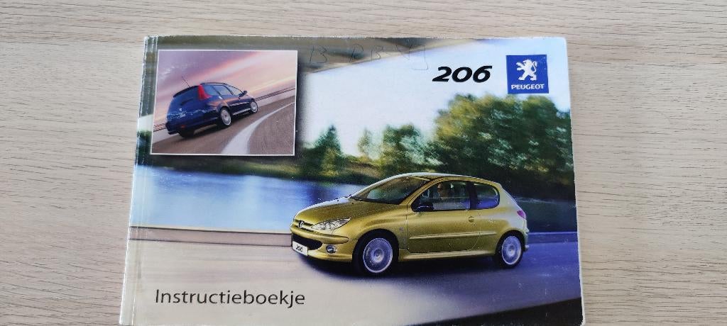 Instructieboekje Peugeot 206 (2005), Auto diversen, Handleidingen en Instructieboekjes, Ophalen of Verzenden