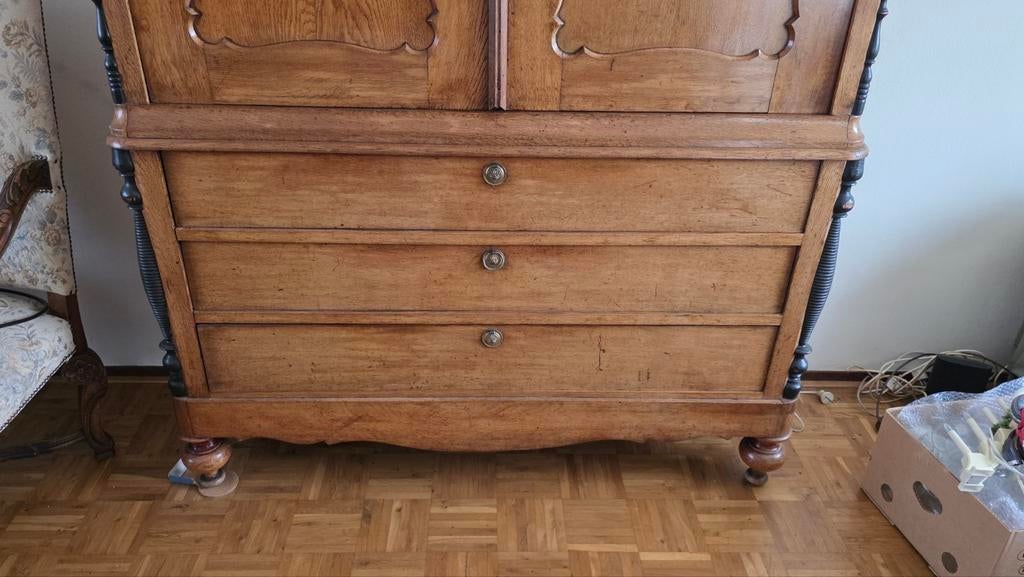 Antiek Hollands Eiken Kabinet - ca. 1850, Ophalen of Verzenden